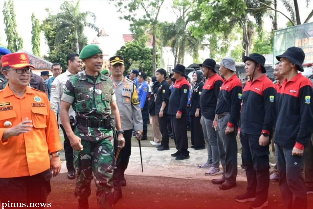 Apel Siaga Hadapi Bencana Alam di Wilayah Kodim 0608/Cianjur