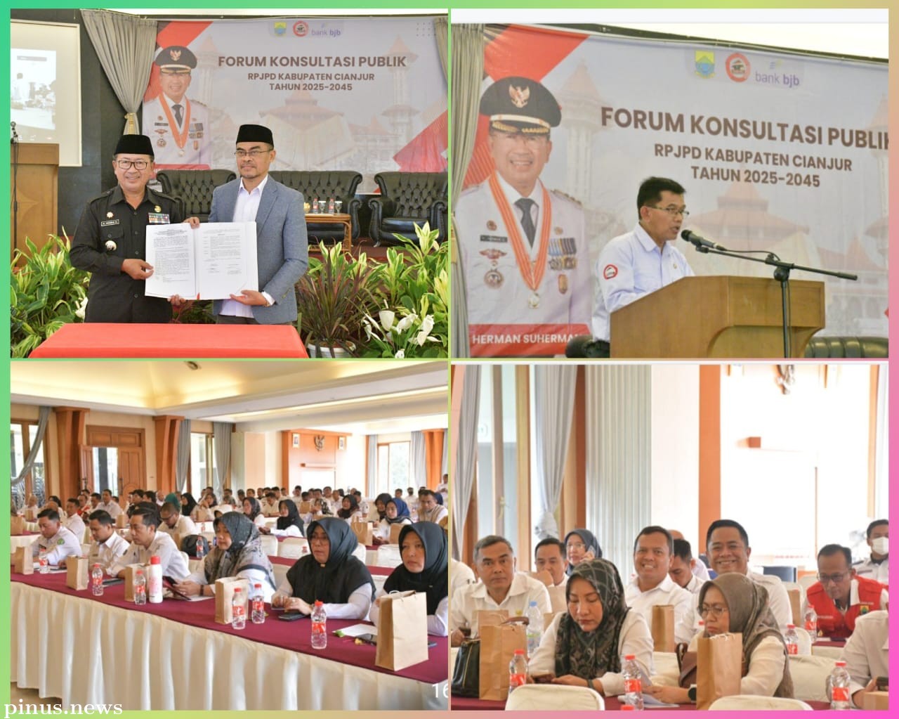 Pembukaan Forum Konsultasi Publik RPJPD Kabupaten Cianjur Tahun 2025-2045