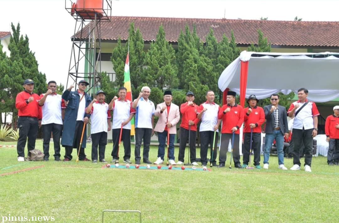 Eri Rihandiar Dilantik Jadi Ketua Umum Persatuan Gateball Seluruh Indonesia Kabupaten Cianjur