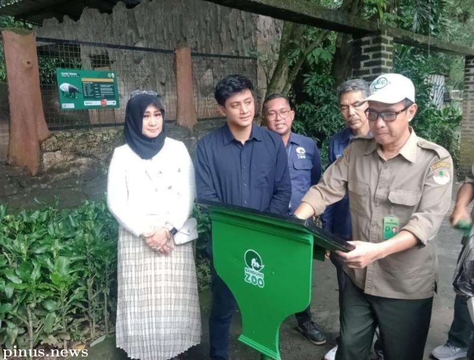 Arya Nama Bayi Tapir Koleksi Bandung Zoo Pemberian Kepala BPSDA Jabar