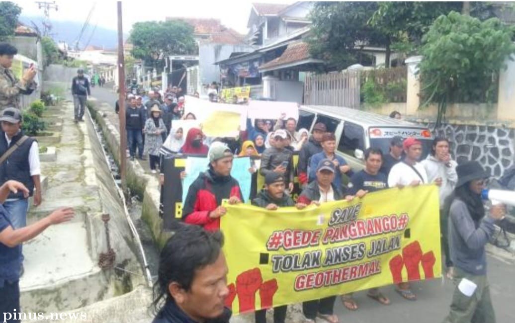 Gerakan Masyarakat Cianjur Utara Menolak Keras Rencana Geothermal