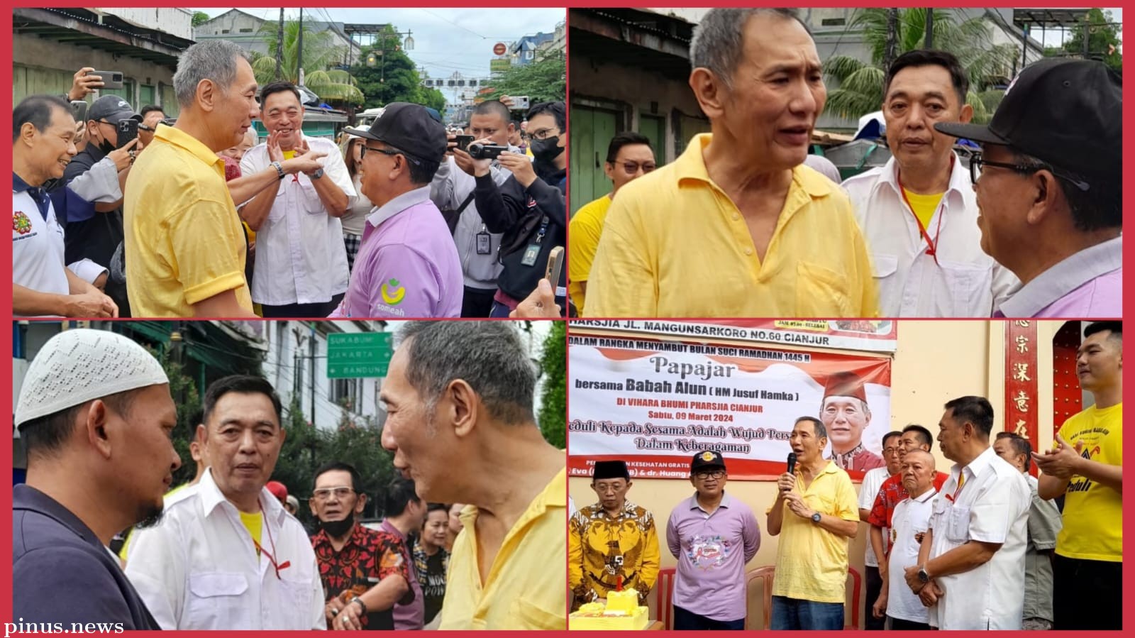 Yusup Hamka dan Bupati Cianjur Papajar Gebyar UMKM, Rayakan 1 Tahun Nasi Kuning Babah Alun