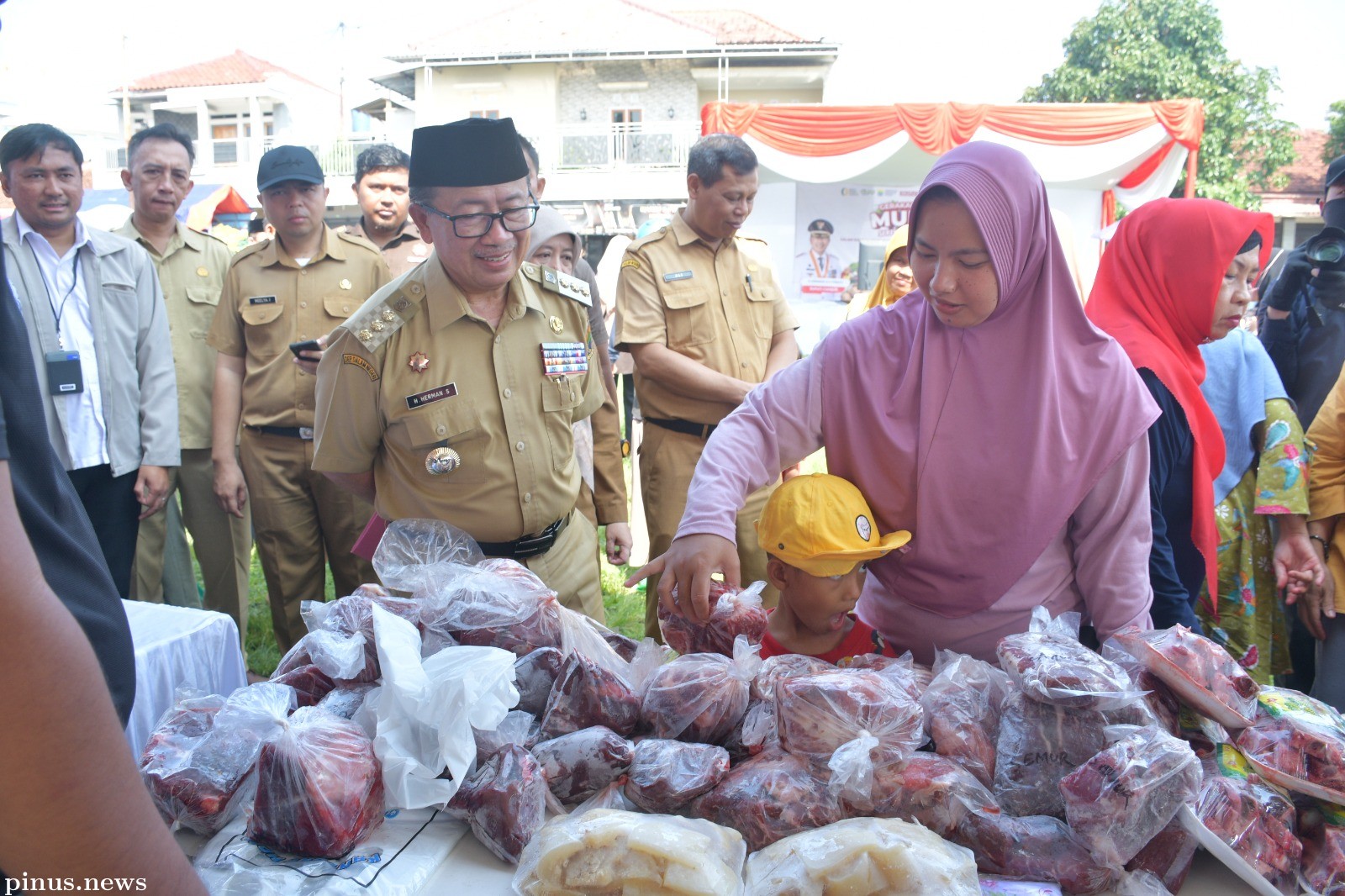 Rakor Inflasi dan Pelaksanaan Apel Siaga HBKN Jelang Idul Fitri 2024 Melalui Gerakan Pangan Murah Se