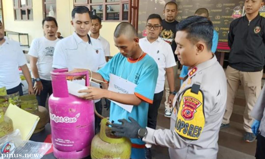 Polisi Tangkap Satu Orang Pengoplos Gas Subsidi di Cianjur