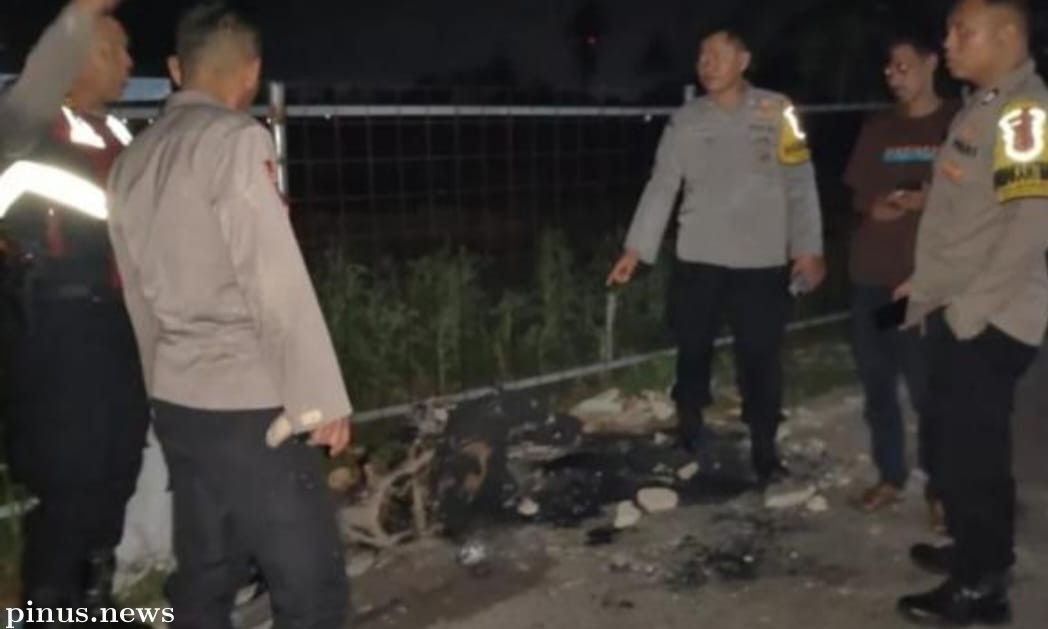 Geng Motor di Cianjur Diduga Membakar Tiga Motor 