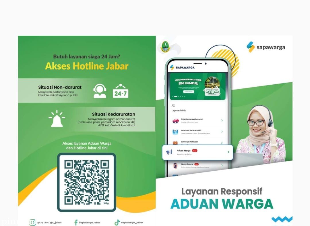 Aduan Masyarakat Lewat Sapawarga ke Pemdaprov Jabar Dituntaskan