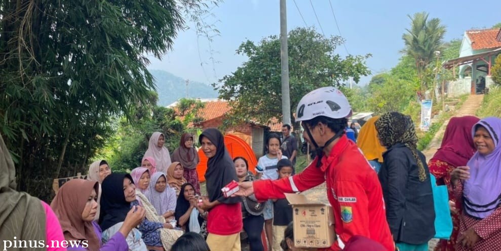 PMI Jabar Bantu Keluarga Korban Pergerakan Tanah Bojongpicung Cianjur