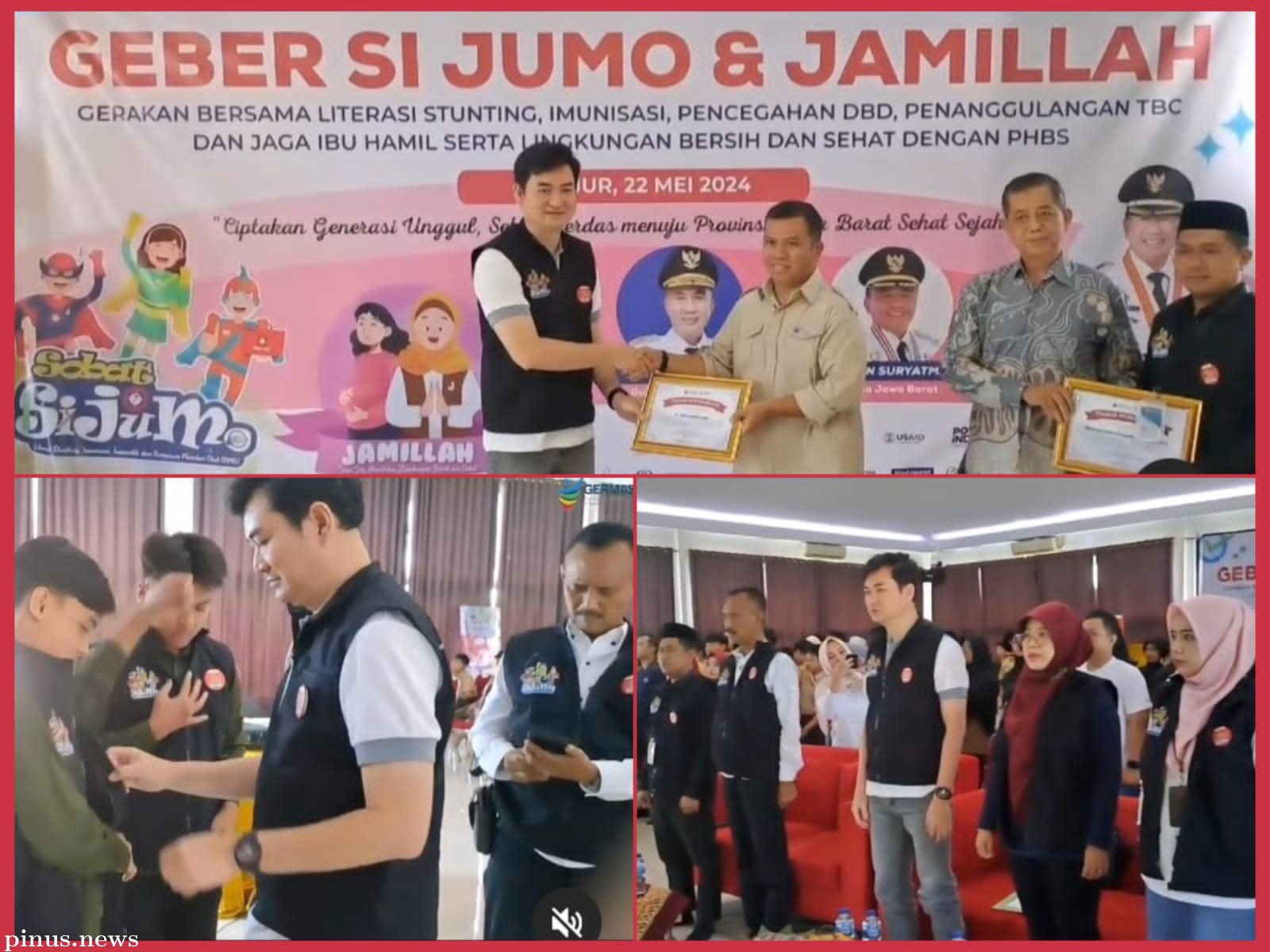 Dinkes Cianjur Launching Geber SIJUMO dan JAMILAH di SICC