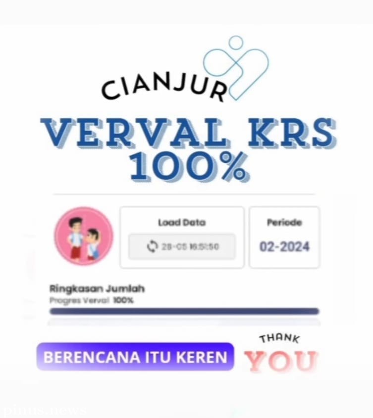 Tim TPK Kabupaten Cianjur Akhiri Capaian 100 Persen Verval KRS 