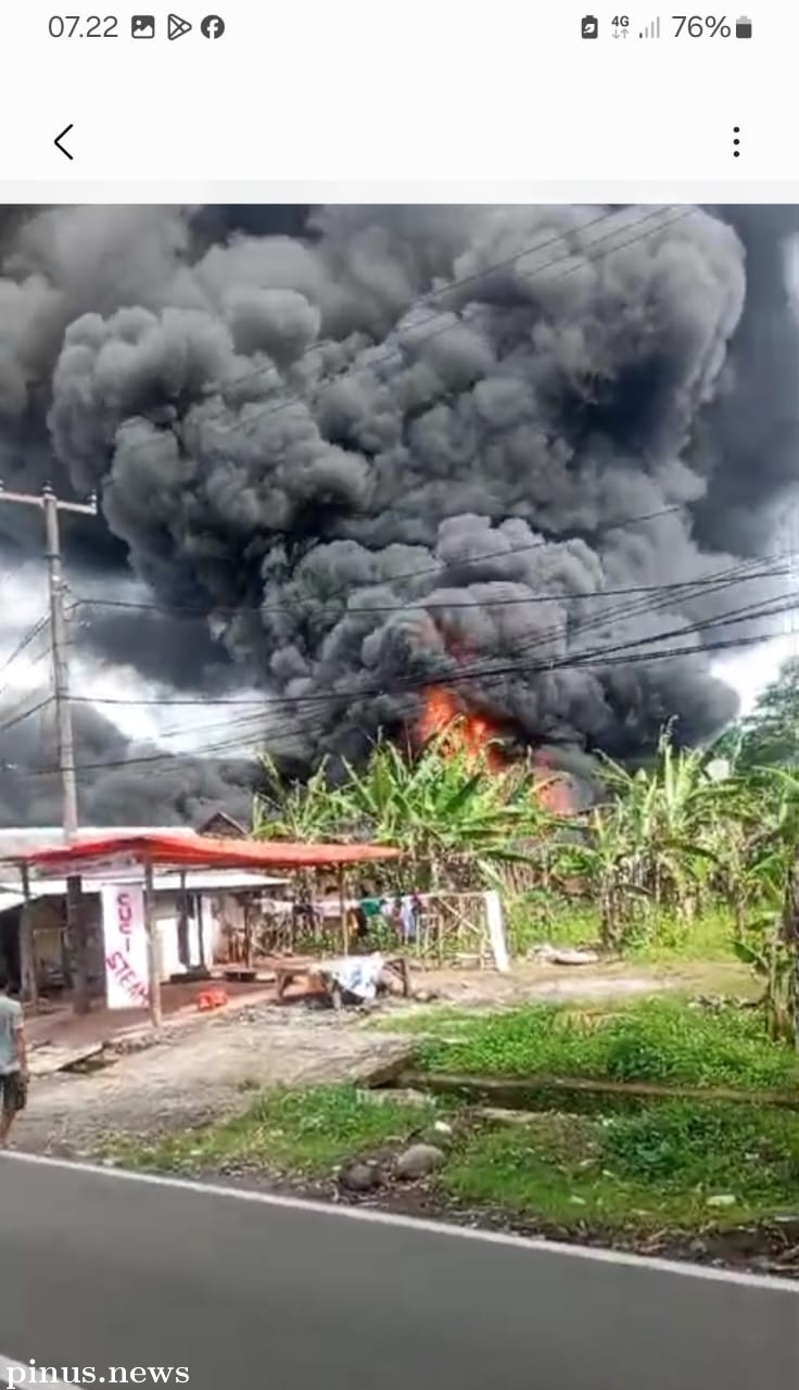 Pemicu Kebakaran Pom Bensin di Tanggeung Diduga dari Hubungan Arus Listrik Pendek