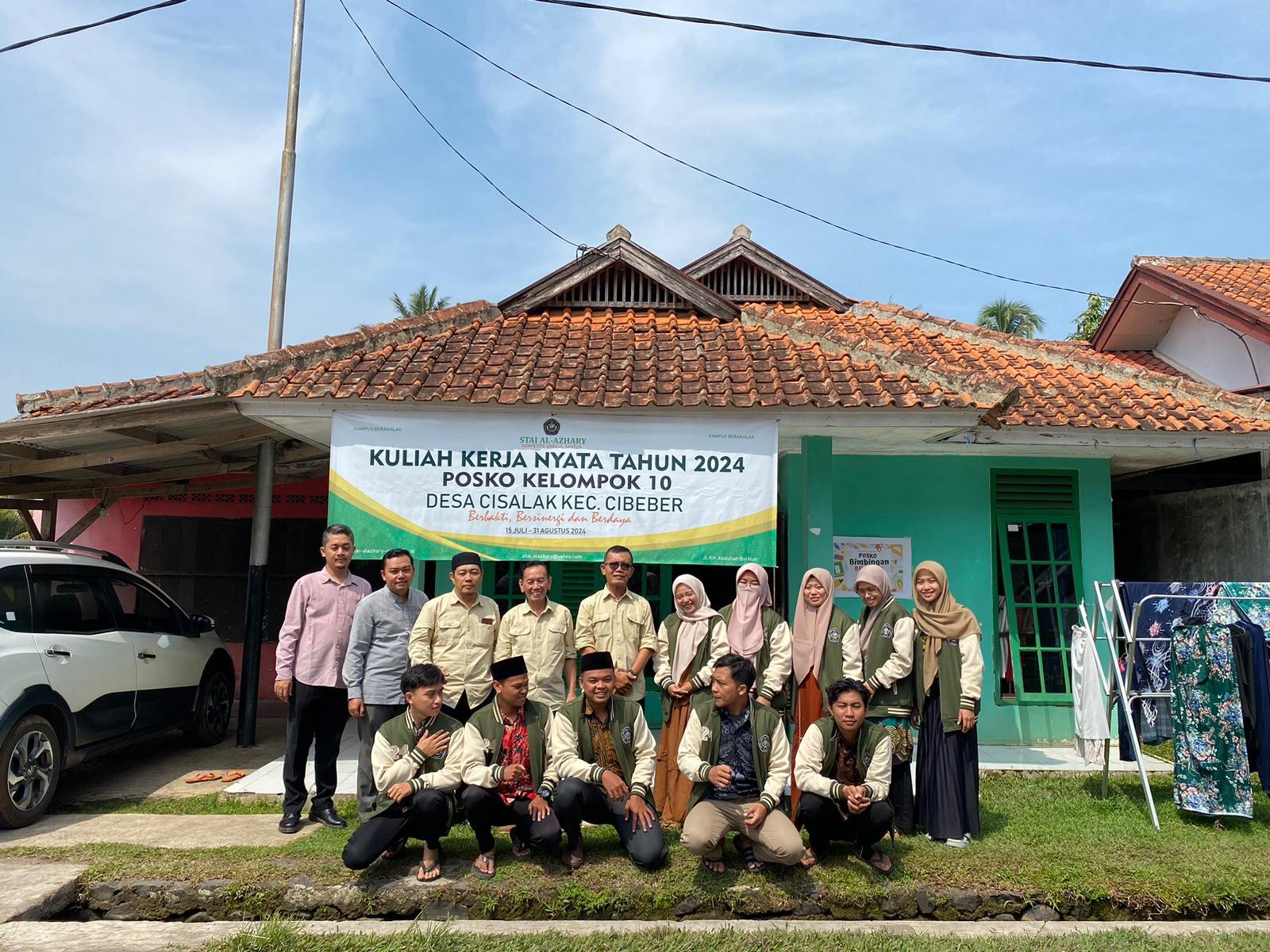 Tim Supervisi KKN STAI Al Azhary Lakukan Pengawasan pada 3 Posko KKN di Kecamatan Cibeber.